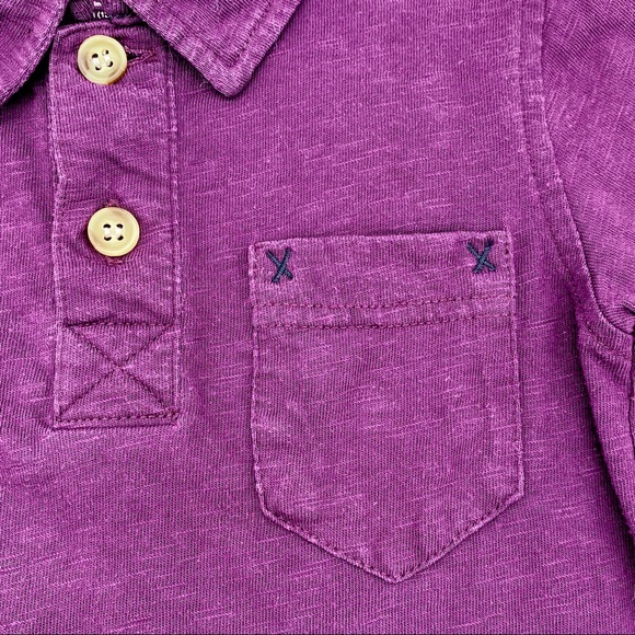 EUC Tea Collection Purple Polo Shirt, 12-18m - Picture 5 of 9